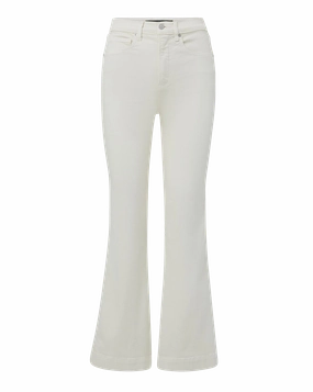 Carson Kick-Flare Jean Neutral Fabric Fray Resistant Hem