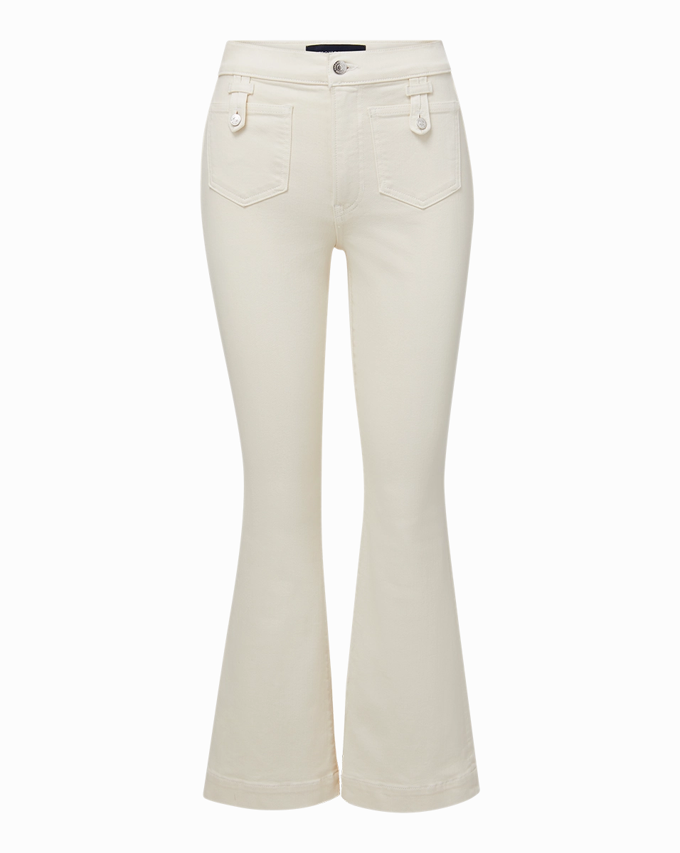 Carson Patch-Pocket Kick-Flare Jean Everyday Fashion