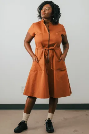 Cascade Dress tailored look