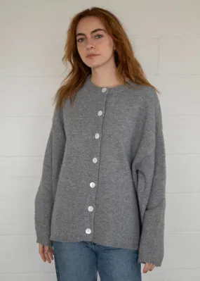 Juniper Cardigan - Heather Grey Sleek Movement Quick Comfort