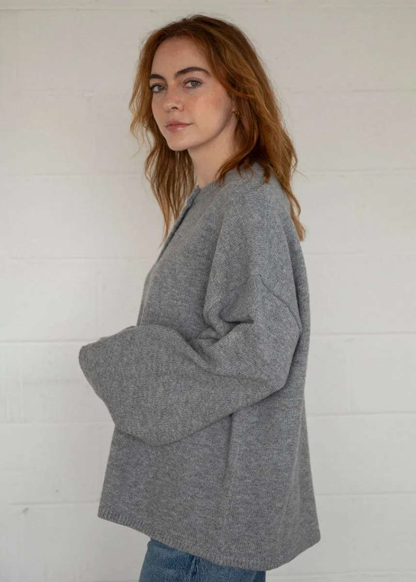 Versatile Layer Fit Juniper Cardigan - Heather Grey