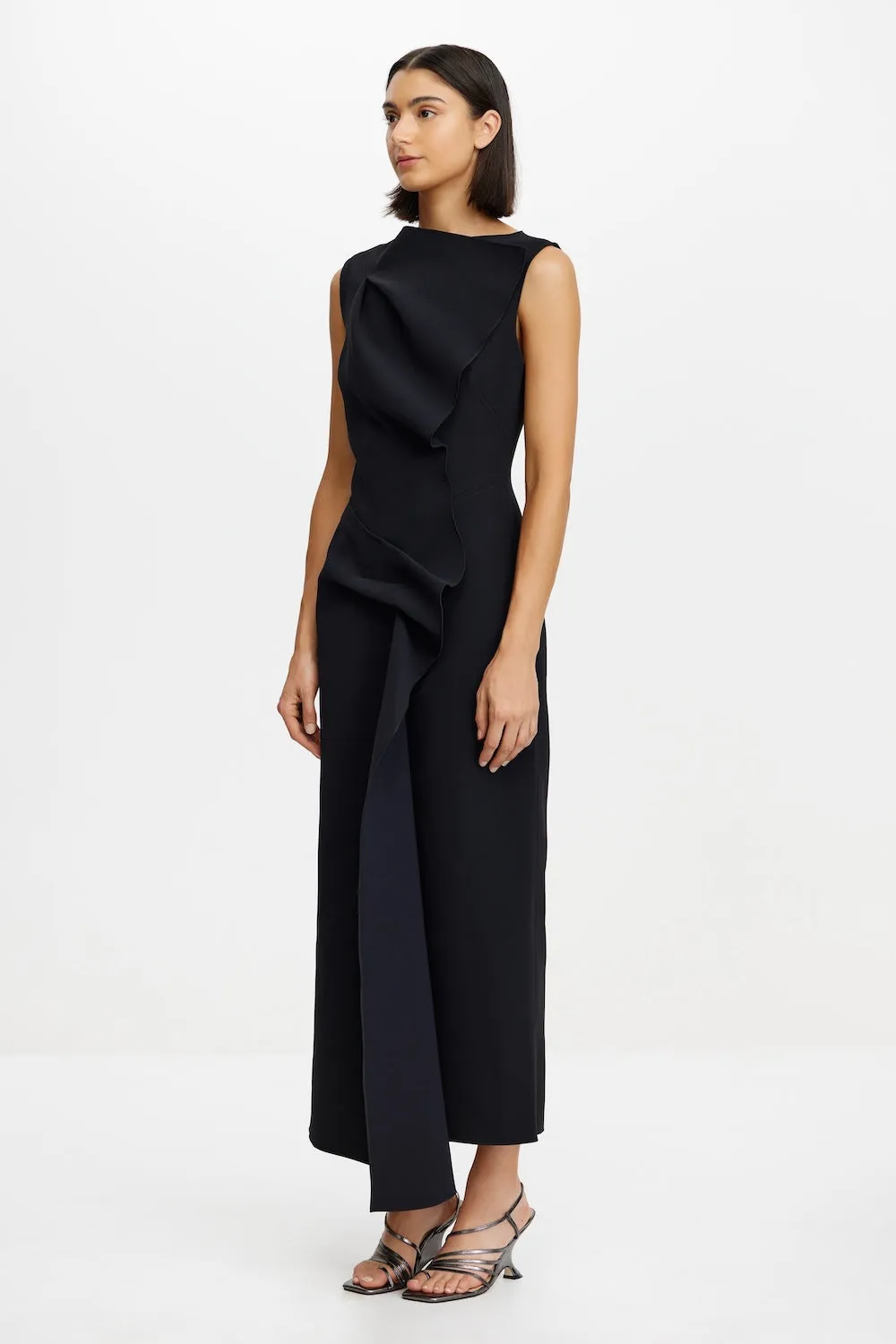 Flare Breeze Lawn Soft NORMANHILL MIDI DRESS