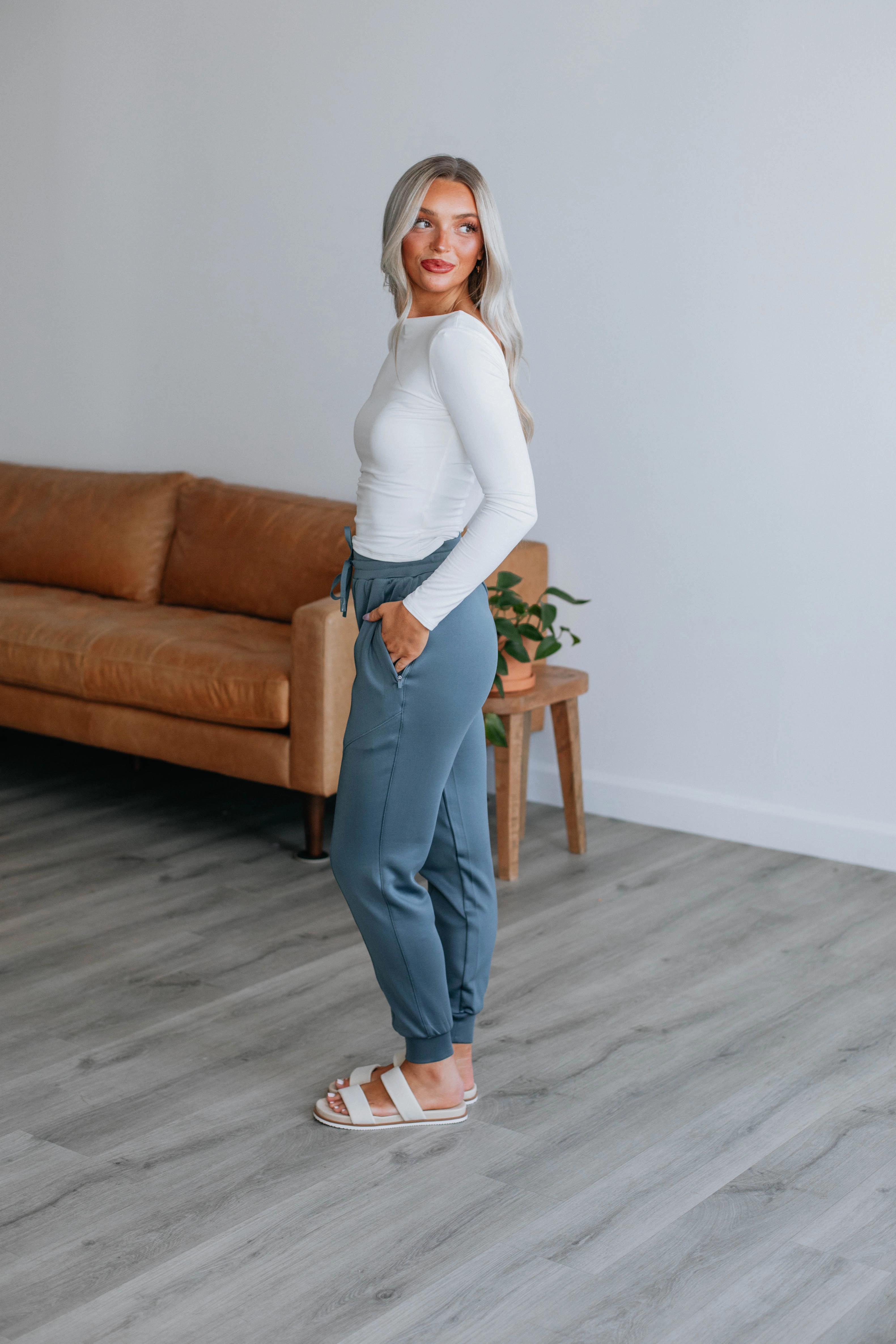 ThermalInsulation Alex Active Joggers - Slate Blue