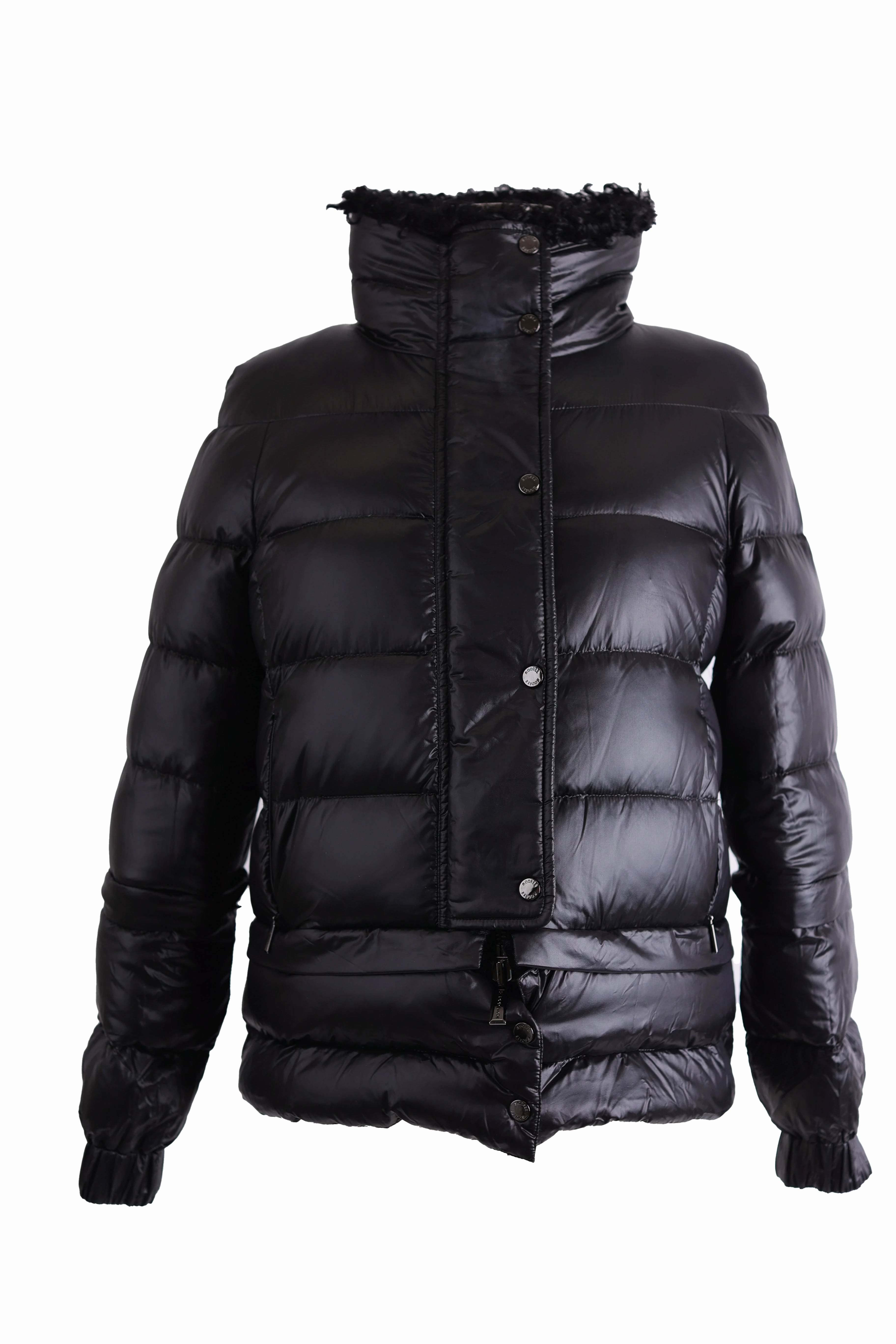 SlimSilhouette Cereme Reversible Shearling Puffer Jacket
