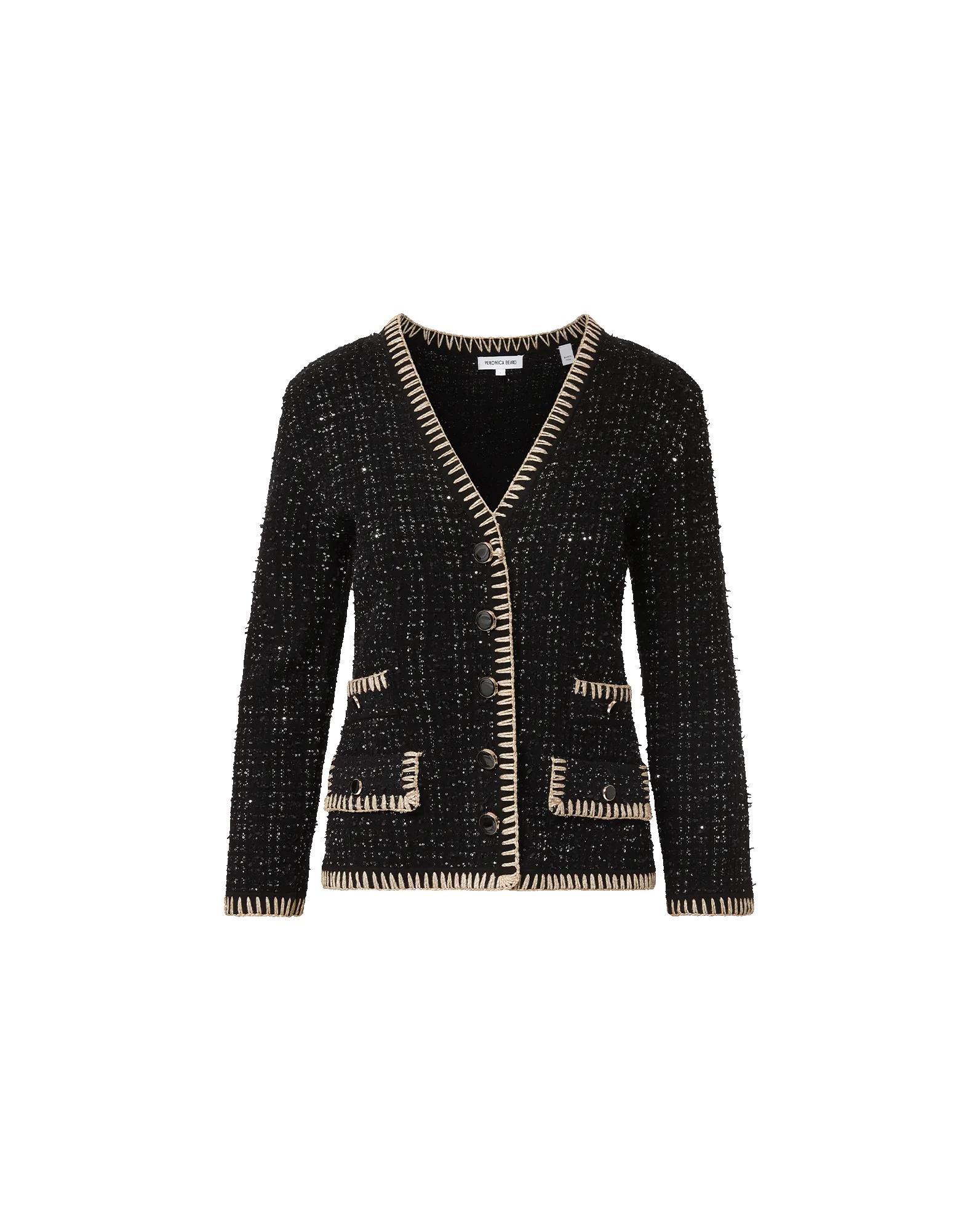 Ceriani Tweed Jacket Simple Knit Cozy Thermal