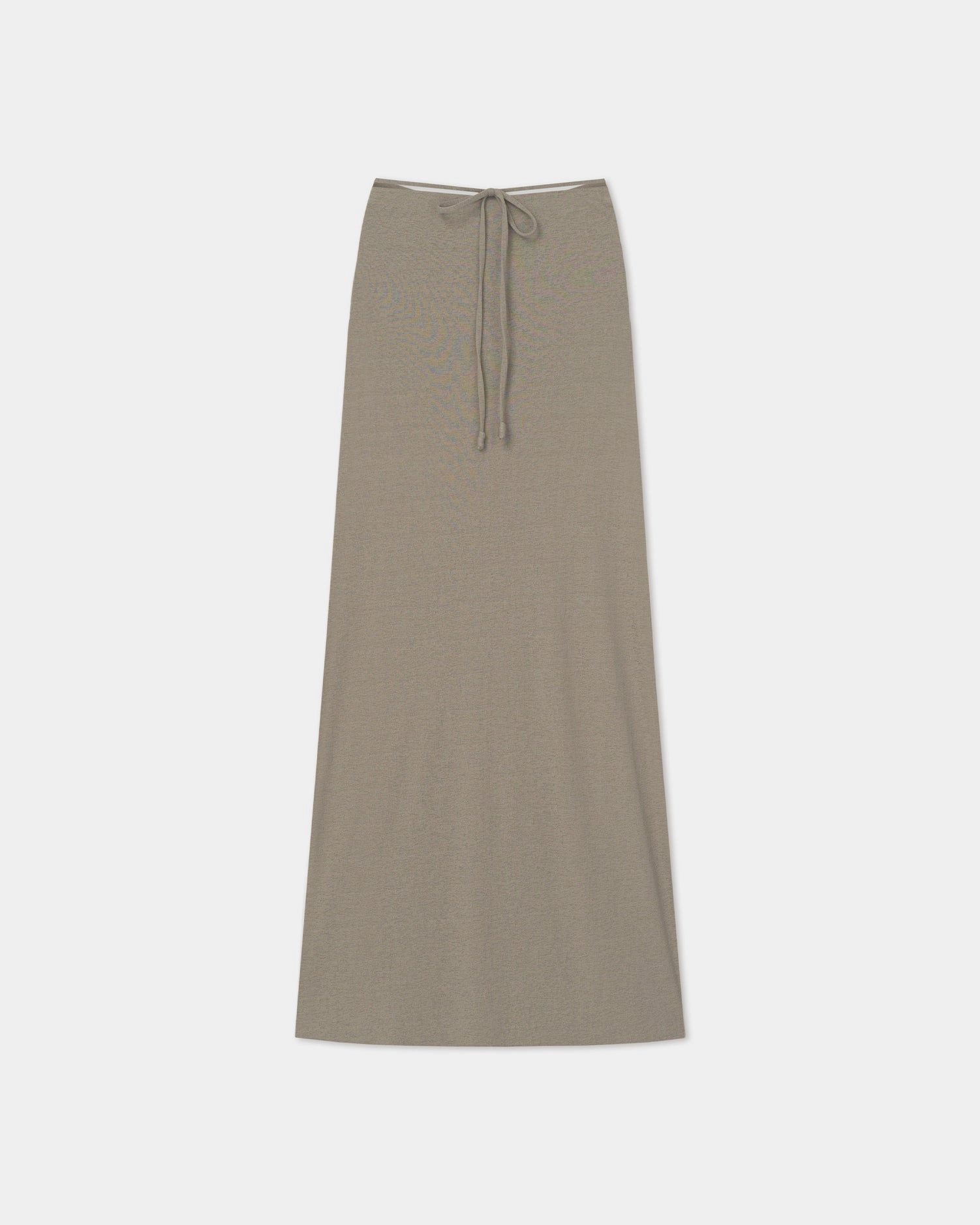 Cheyen - Mesh Jersey Long Skirt - Fog Simple Comfort Structured Shape