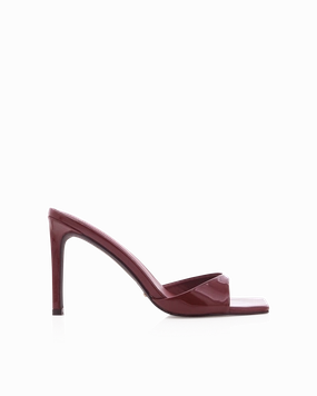 ESMERALDA - DARK CHERRY PATENT Polished Design
