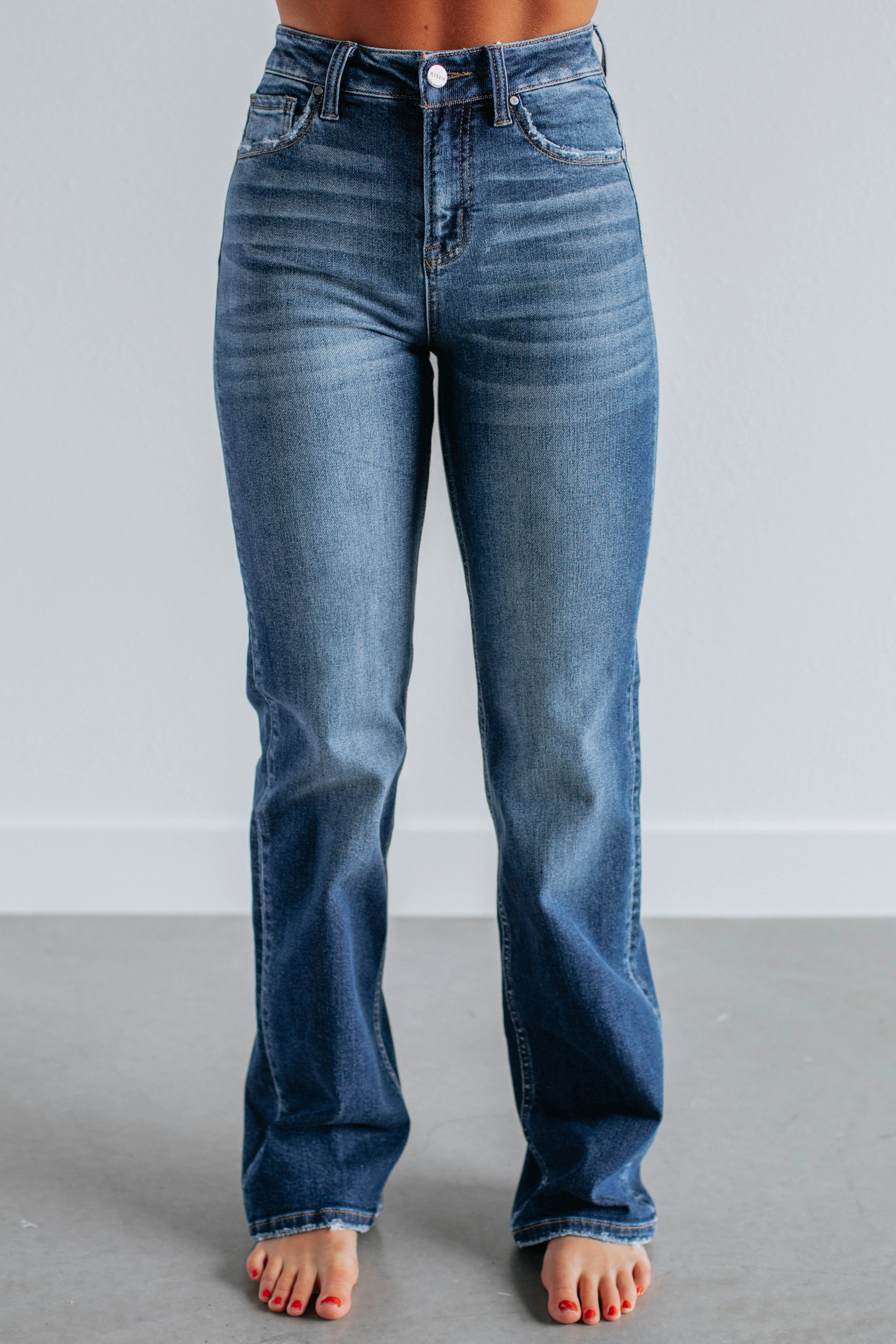 Maranie Risen Jeans - Dark Wash Weekend Getaway Stylish Versatile Outfit