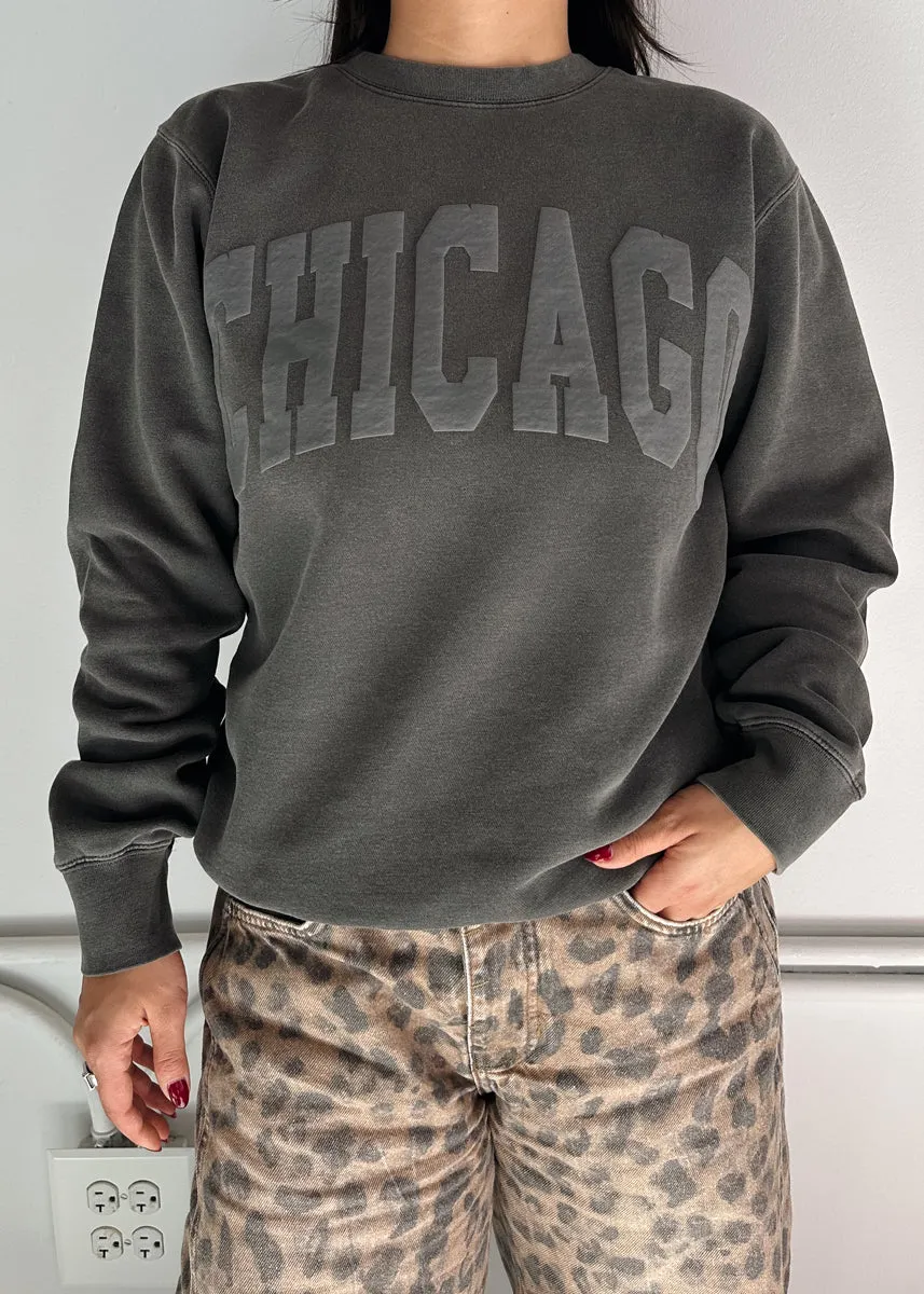Modern Comfort Dynamic Ventilation Panels Chicago Collegiate Puff Sweatshirt - Black