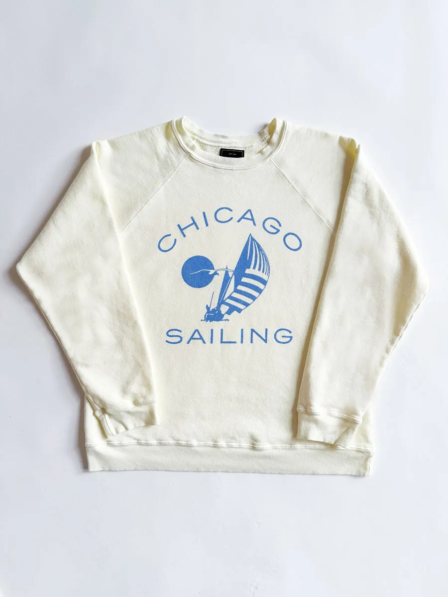 Chicago Sailing Classic Crew Sweatshirt Reinforced Edging