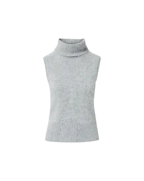 Fashion Essential Mazzy Brushed Cashmere Sleeveless Sweater