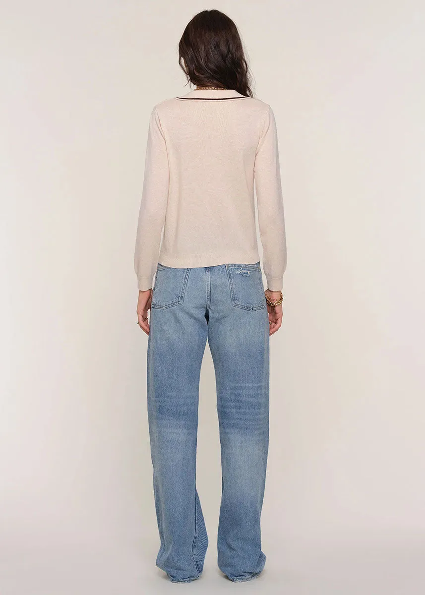 Citrine Sweater - Ivory Perfectly Warm Stretch Flex