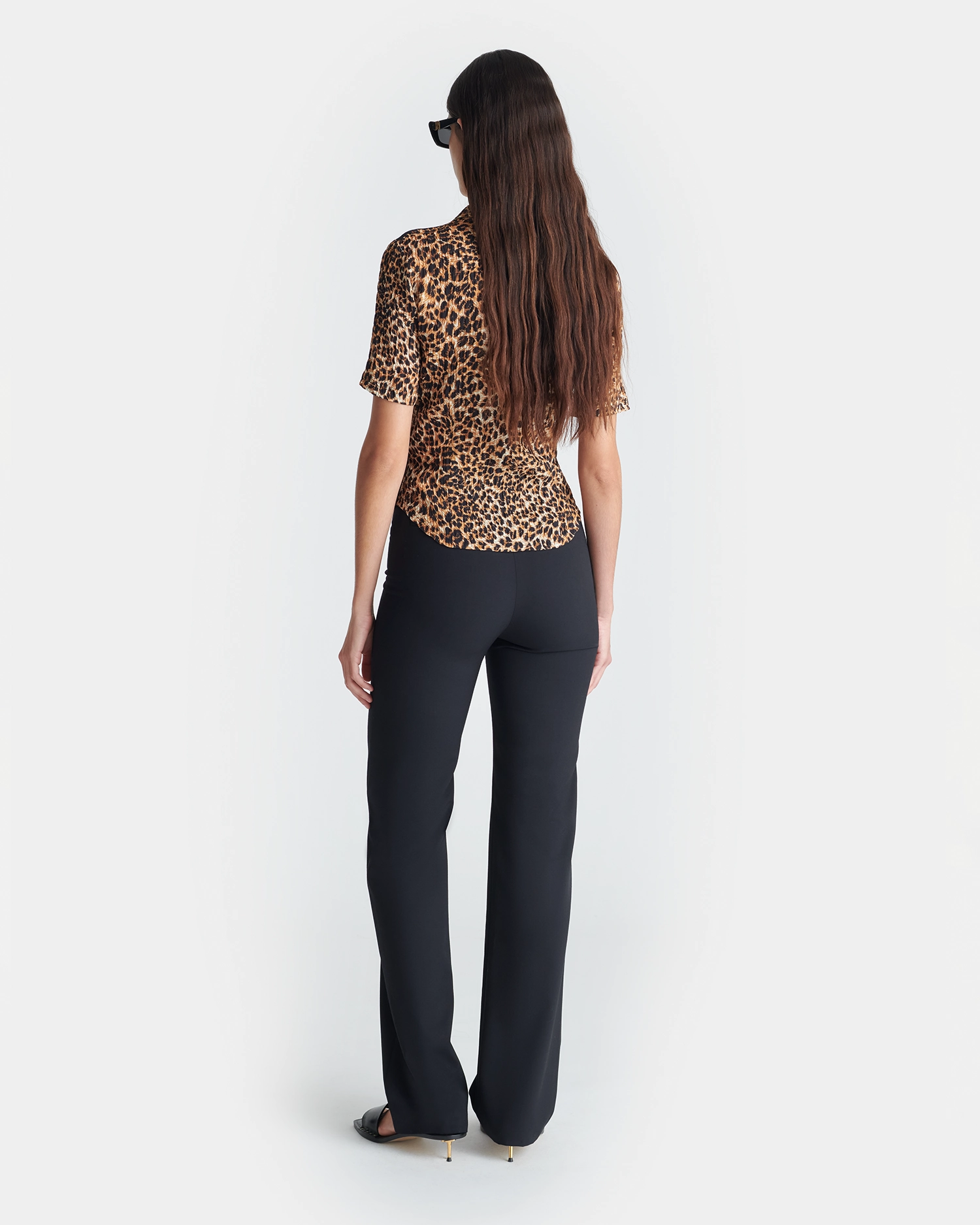 Clare - Printed Shirt - Ocelot Reinforced Hems