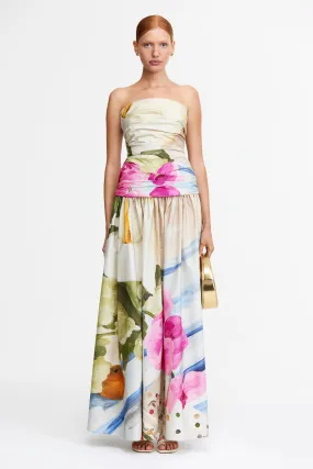 NERSHALL MAXI DRESS Feminine Line Fashion Look