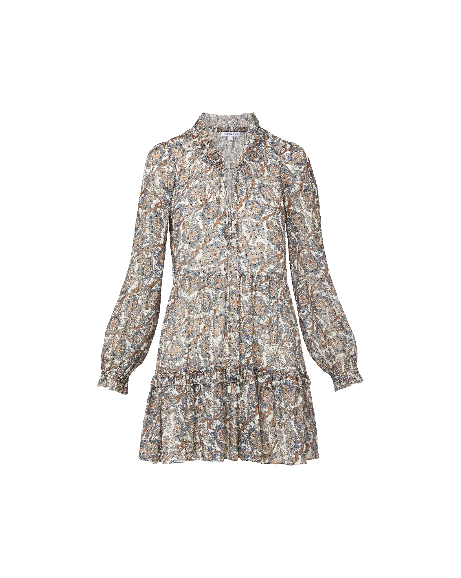 Sleek Form Vintage Style Charles Silk Mini Dress