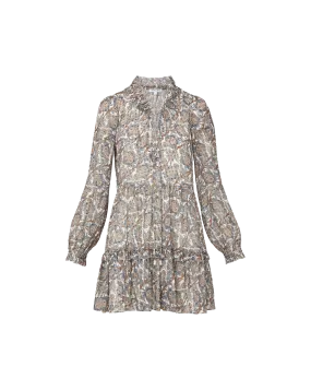 Charles Silk Mini Dress Limited-Edition Shade Glow