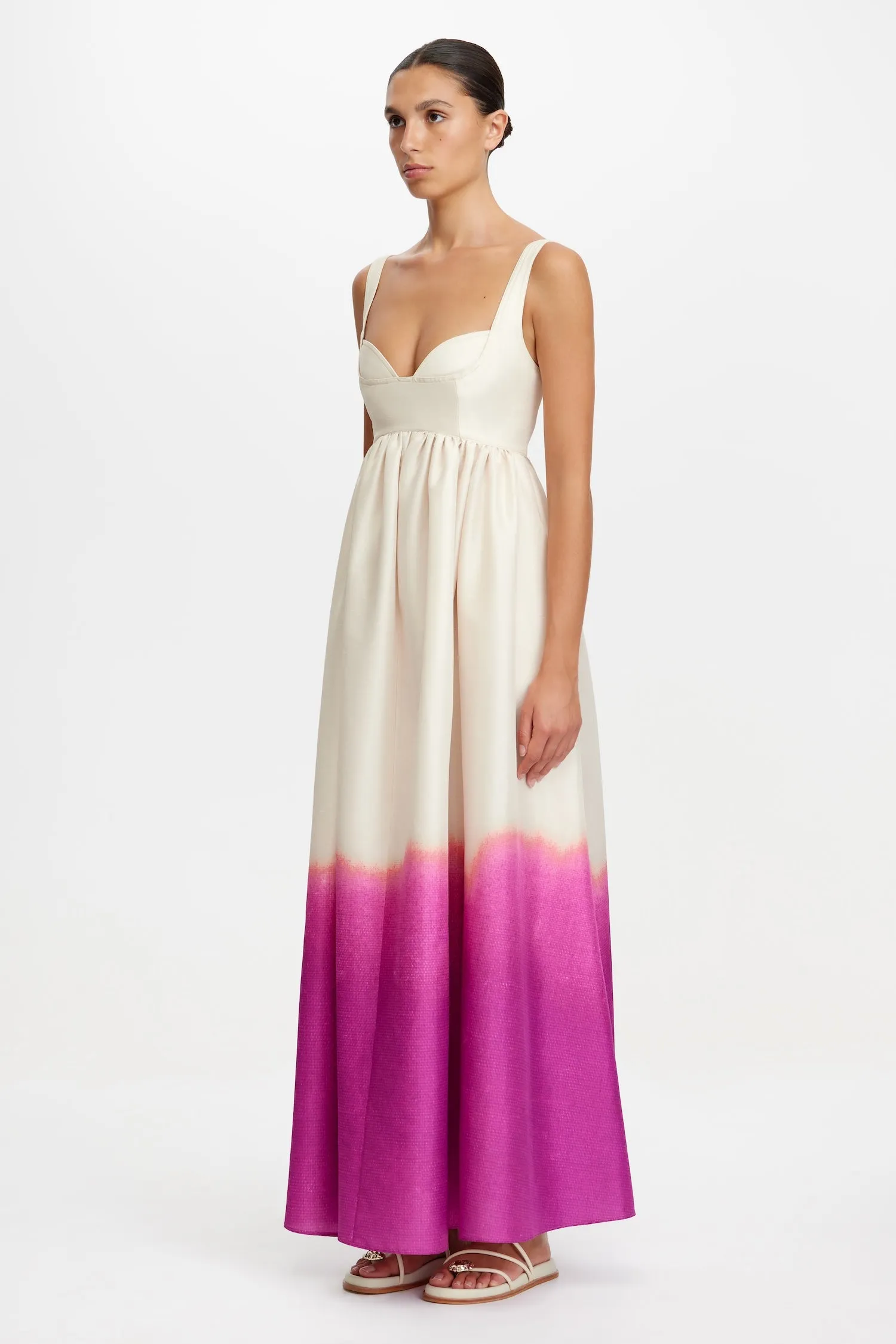 REDIN MAXI DRESS Effortless Tailoring City Layers