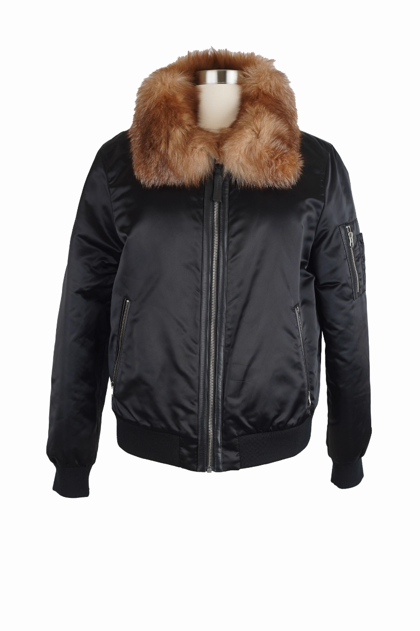 Fully Fur Lined Parka Jacket Thermal regulation Minimal Daily Fit