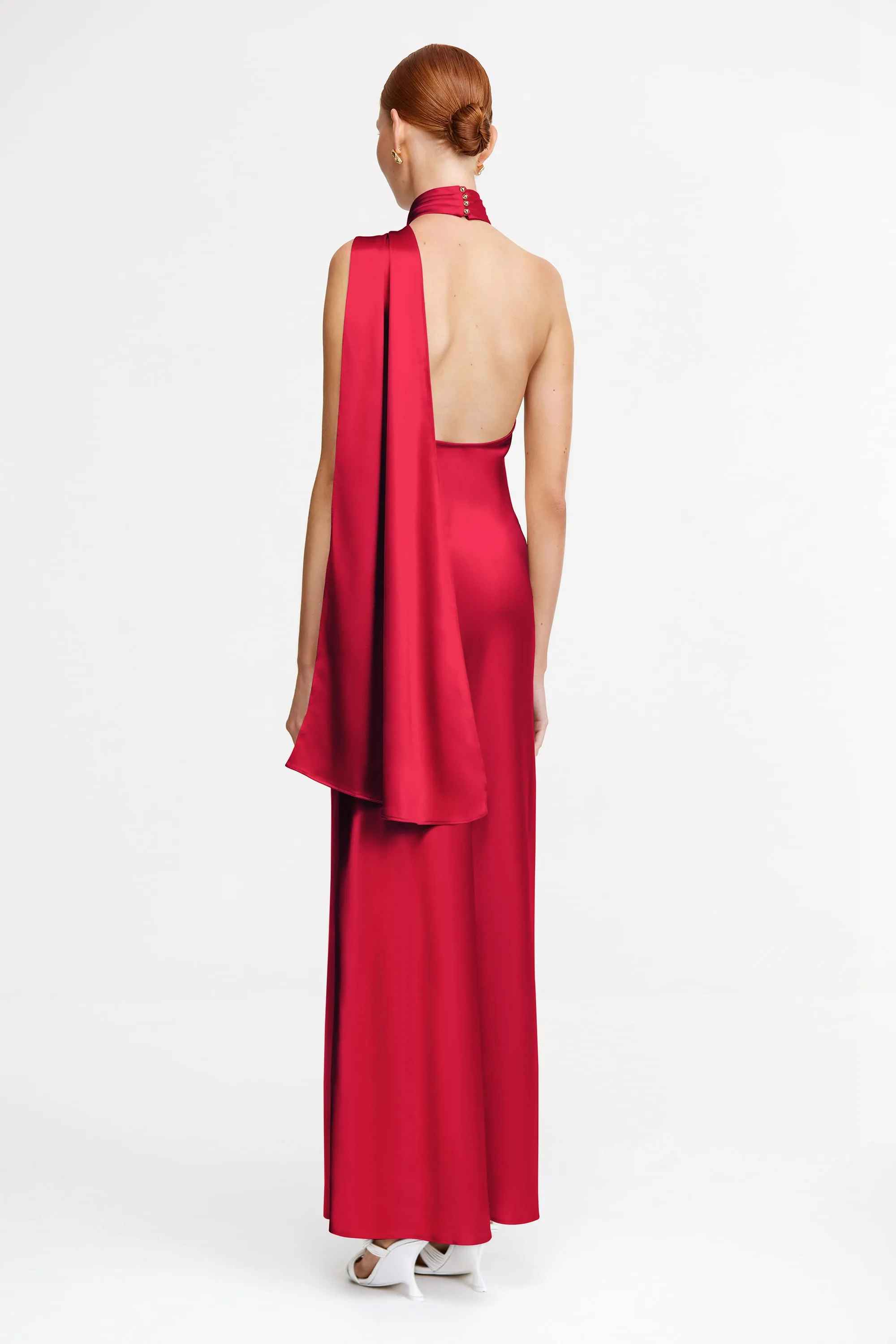 Cozy Cut flowy style YEWGREEN MAXI DRESS