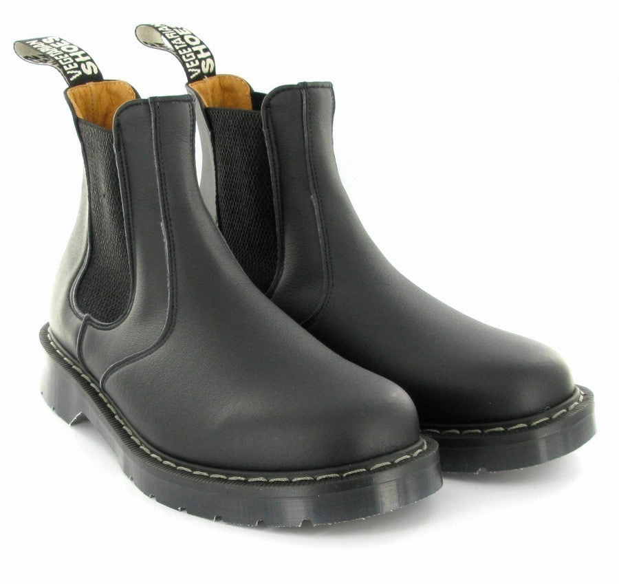 Flexible Movement Chelsea Boot in Black from Vegetarian Shoes