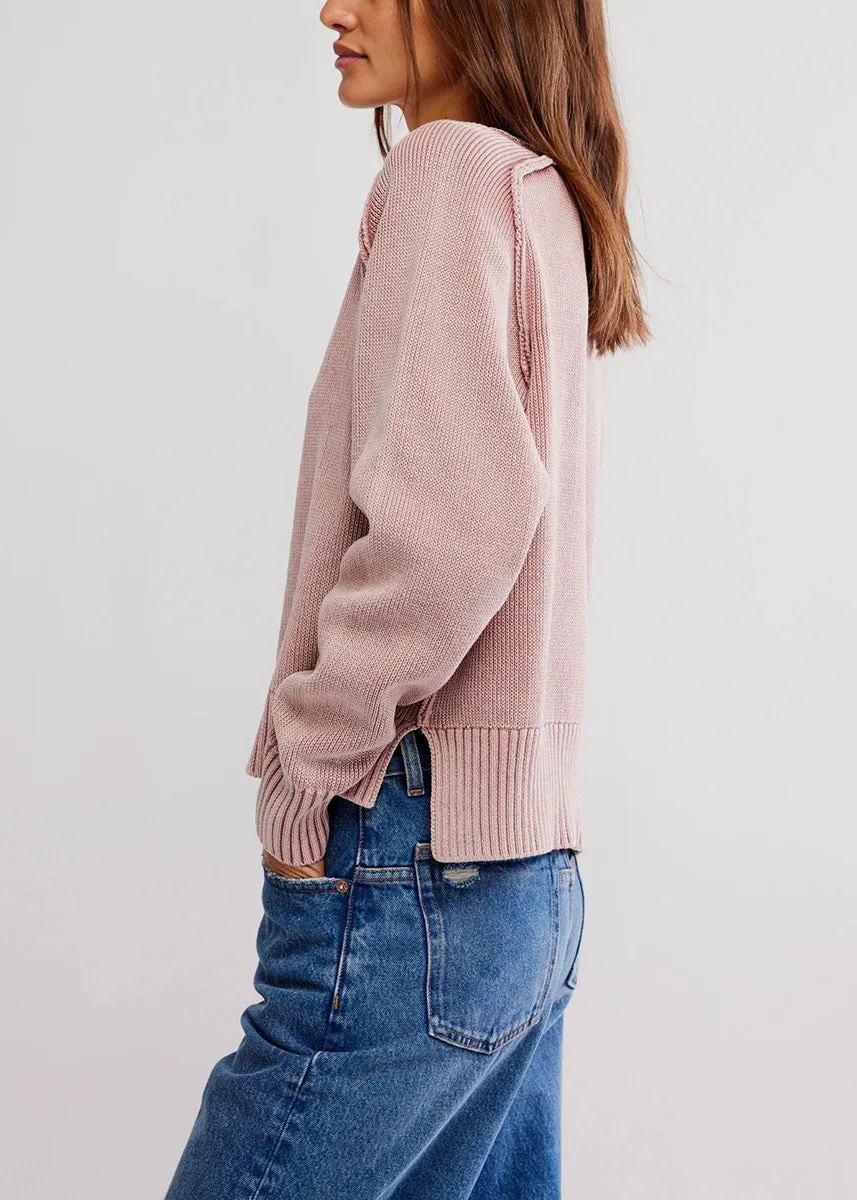 Spring Street Pullover - Bijou Cozy Waistband