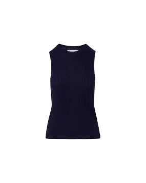 Jerrel Merino Wool Tank Top Knitted Comfort