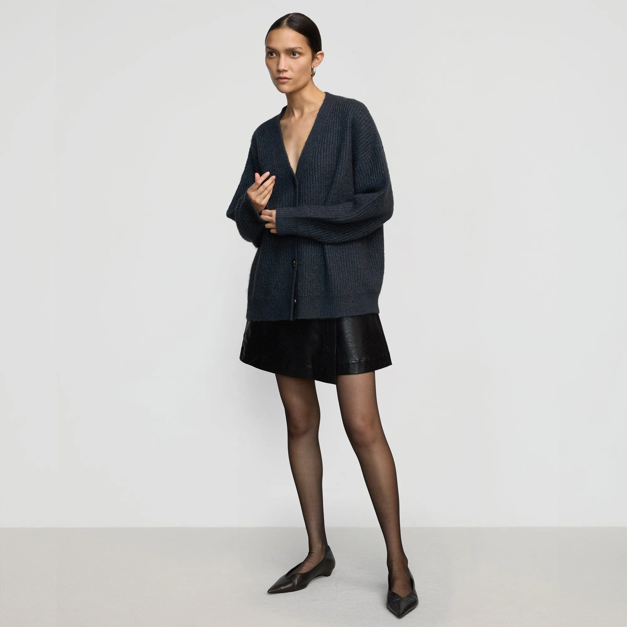 Adley Oversized Cardigan Plush Inner Lining Warm Touch