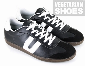 Moisture Wicking Lining Every Path Cheatah Sneaker in Black from Vegetarian Shoes