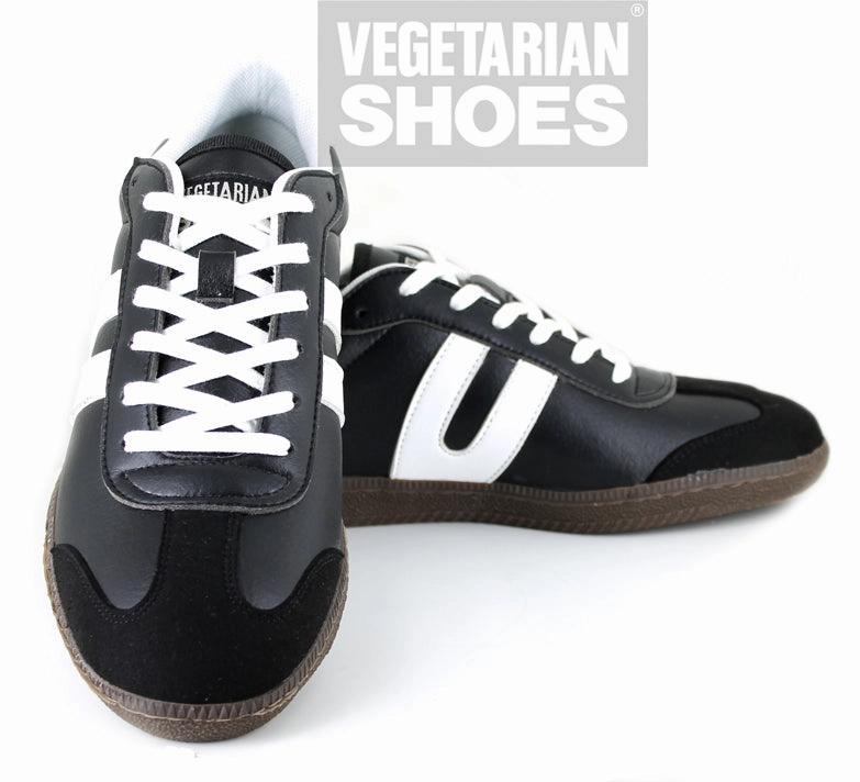 Cheatah Sneaker in Black from Vegetarian Shoes Cool Look