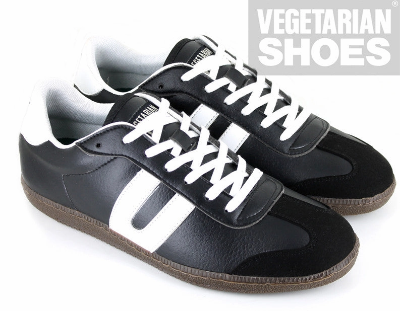Moisture Wicking Lining Every Path Cheatah Sneaker in Black from Vegetarian Shoes