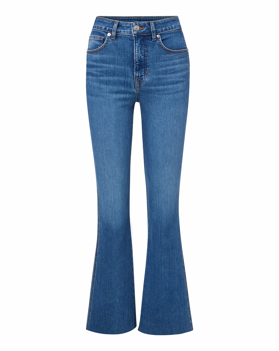 Carson Raw Hem Kick-Flare Jean Holiday Vibes Work Ready
