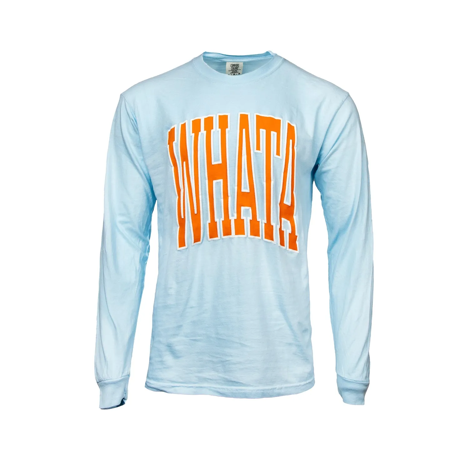 Blue Whata Long Sleeve Tee Light Fabric