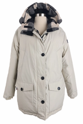ReinforcedElasticHem Reversible Waterproof Down Parka