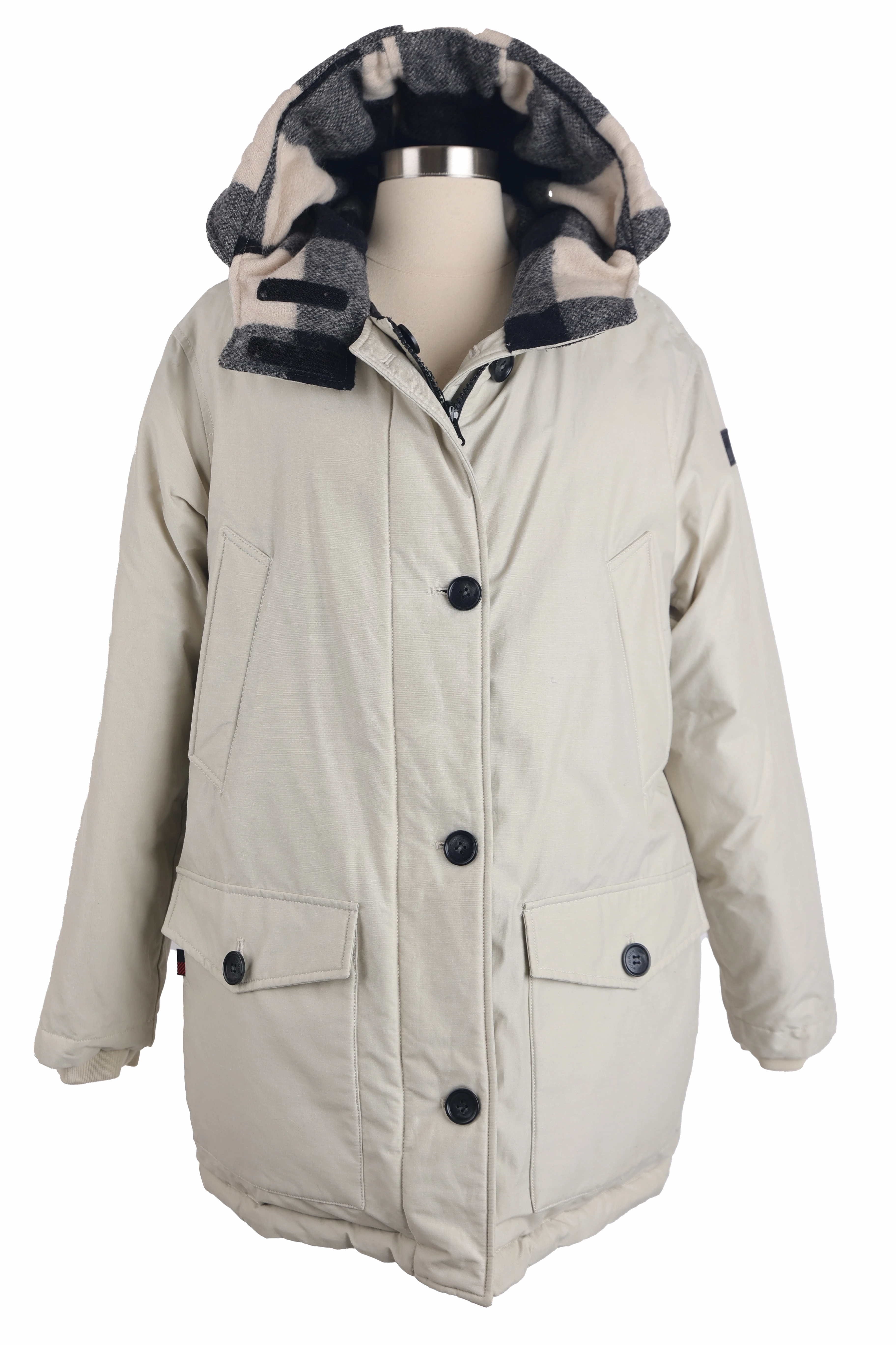 ReinforcedElasticHem Reversible Waterproof Down Parka