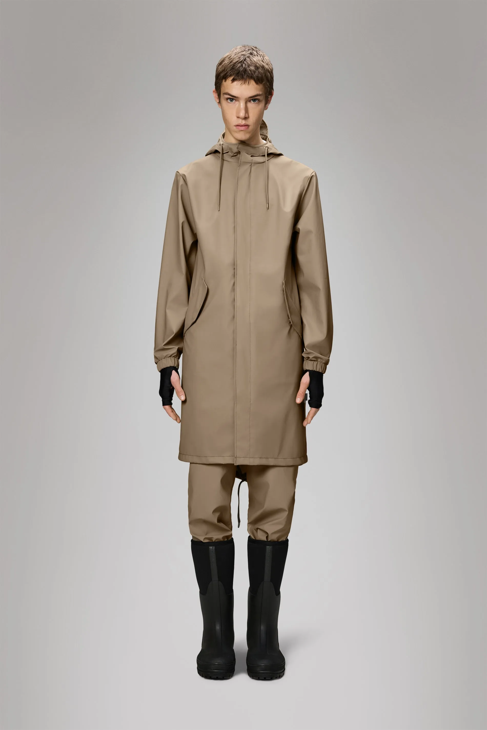 Roll Up Storage Design Fishtail Parka