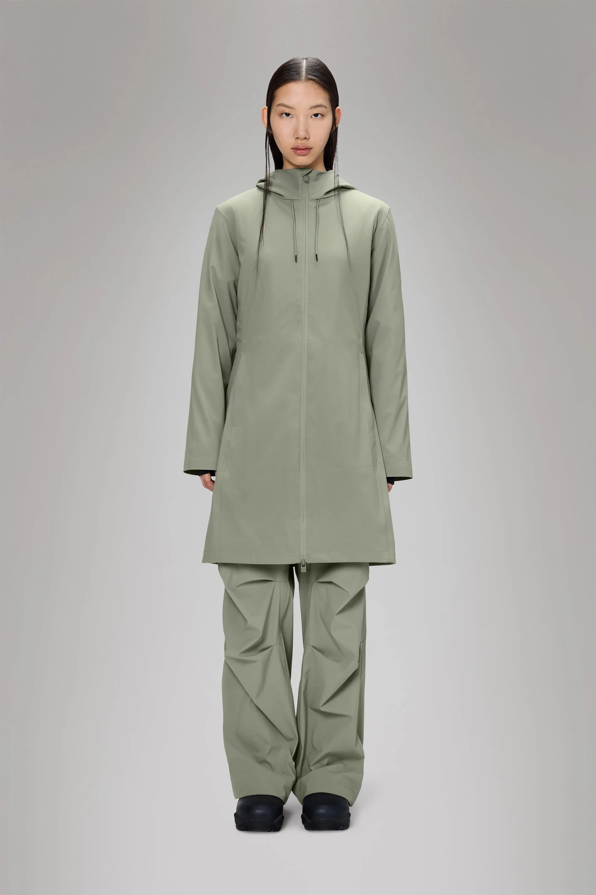 Suva Hardshell Long W Jacket Stowable Hood