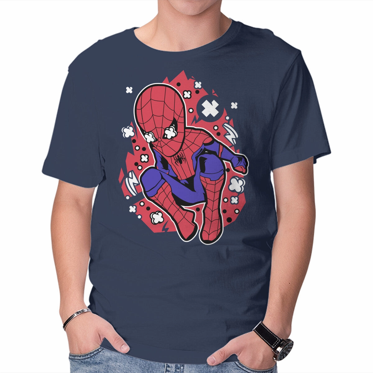 Comfort and Fit Spidey Cartoon
