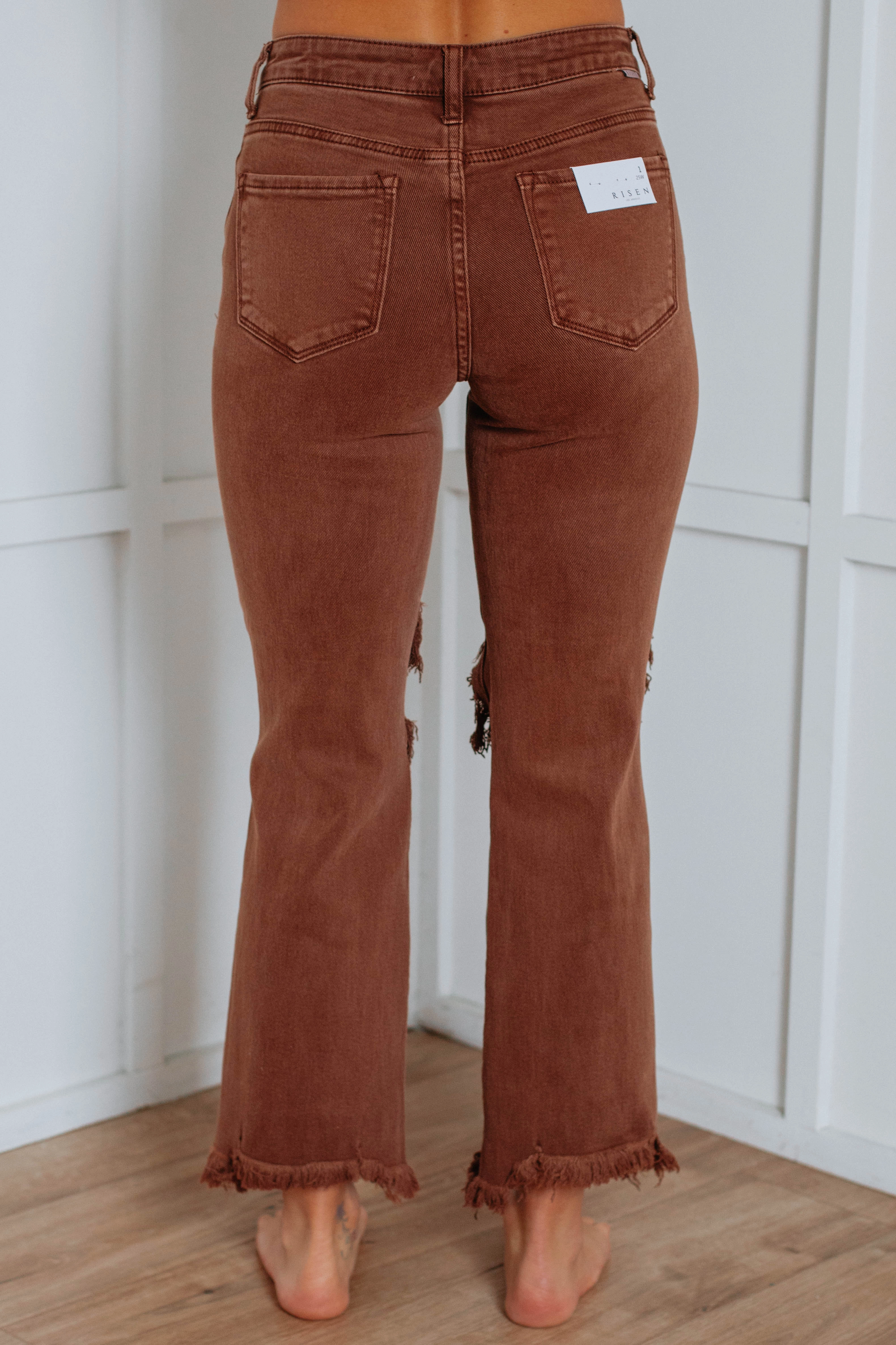 Move With Ease Willow Risen Jeans - Espresso