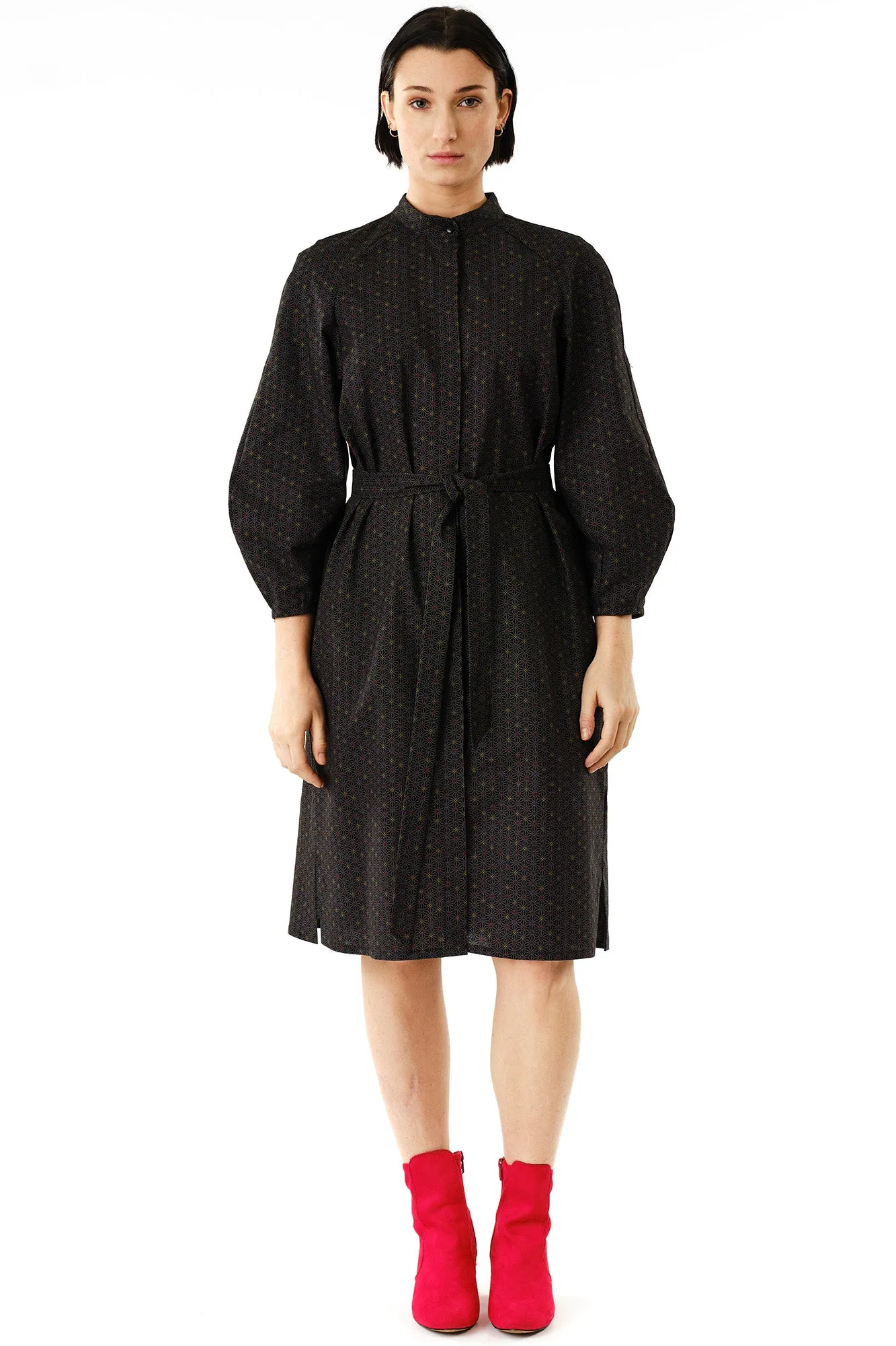 Cosmos Shirt Dress Slimming Shape