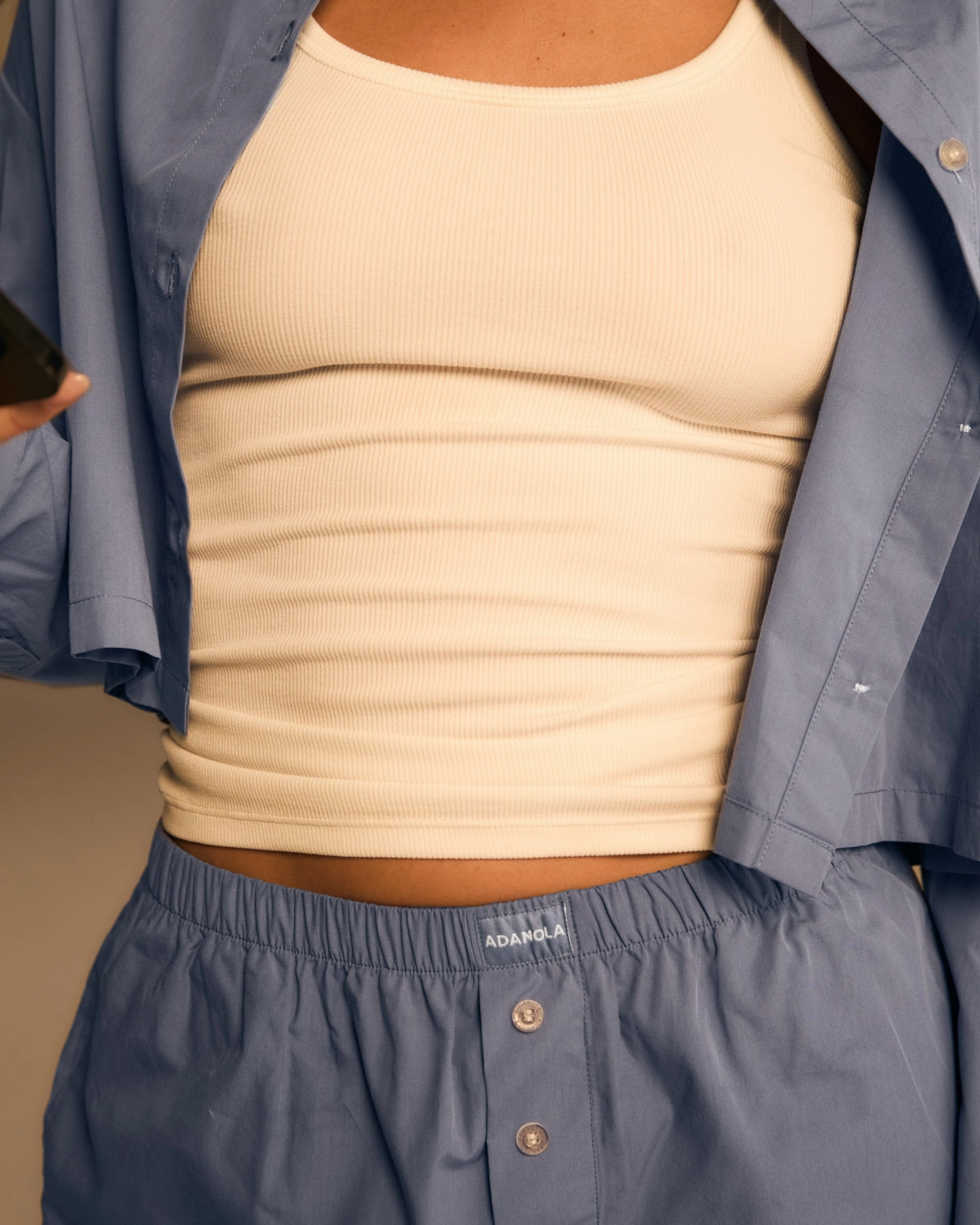 Cotton Boxer Shorts - Blue Chill Comfort Coastal Style