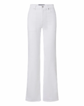 Mid Rise Style Friendly Crosbie Slim Wide-Leg Jean