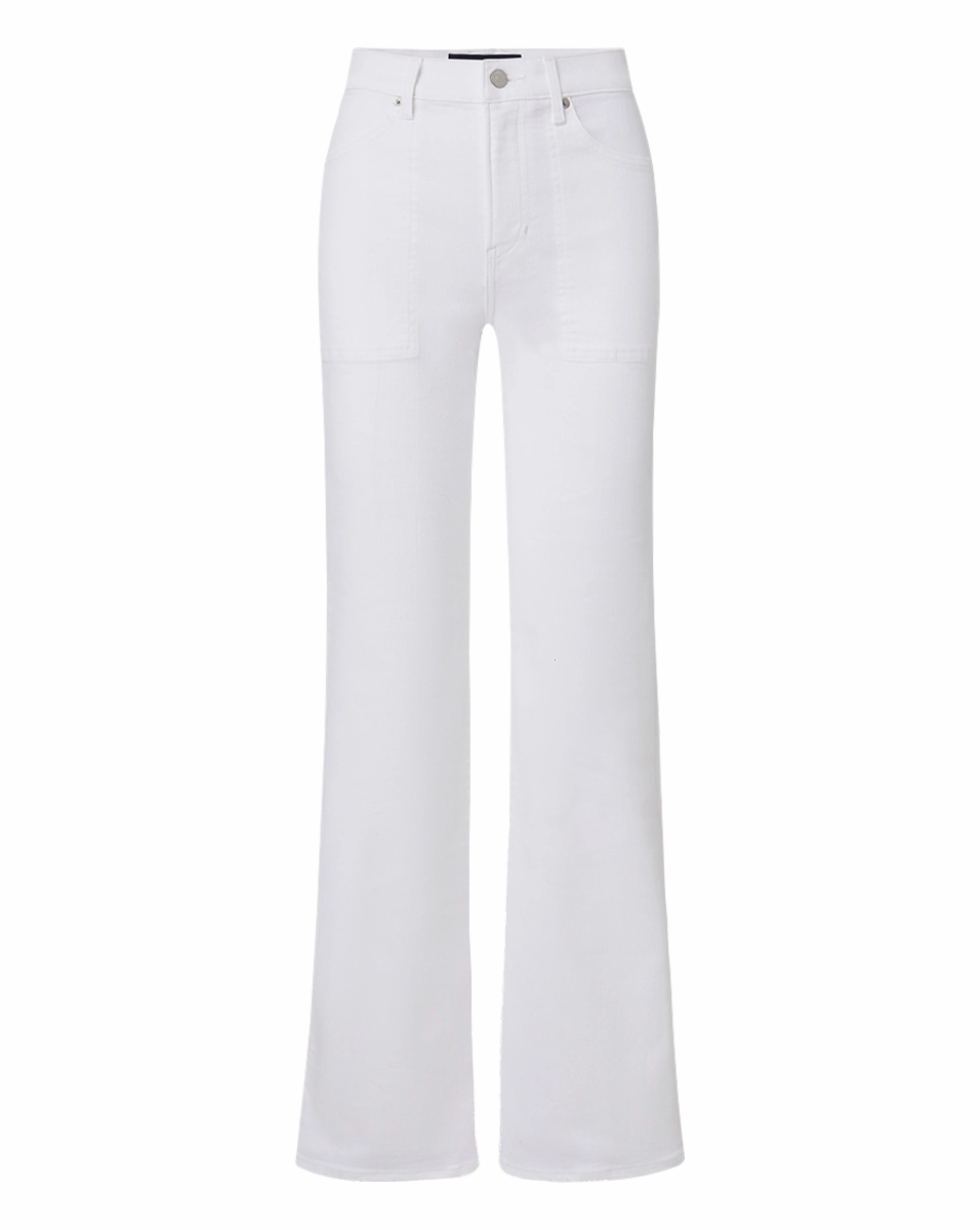 Road Trip Bold Look Smart Casual Weighted Hemline Crosbie Slim Wide-Leg Jean