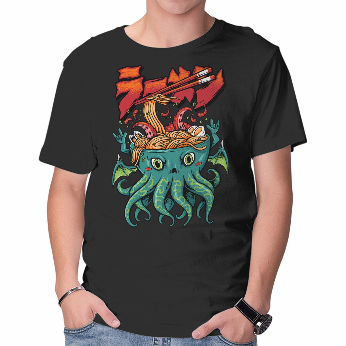 Cthulhu Noodles timeless Roomy Waist