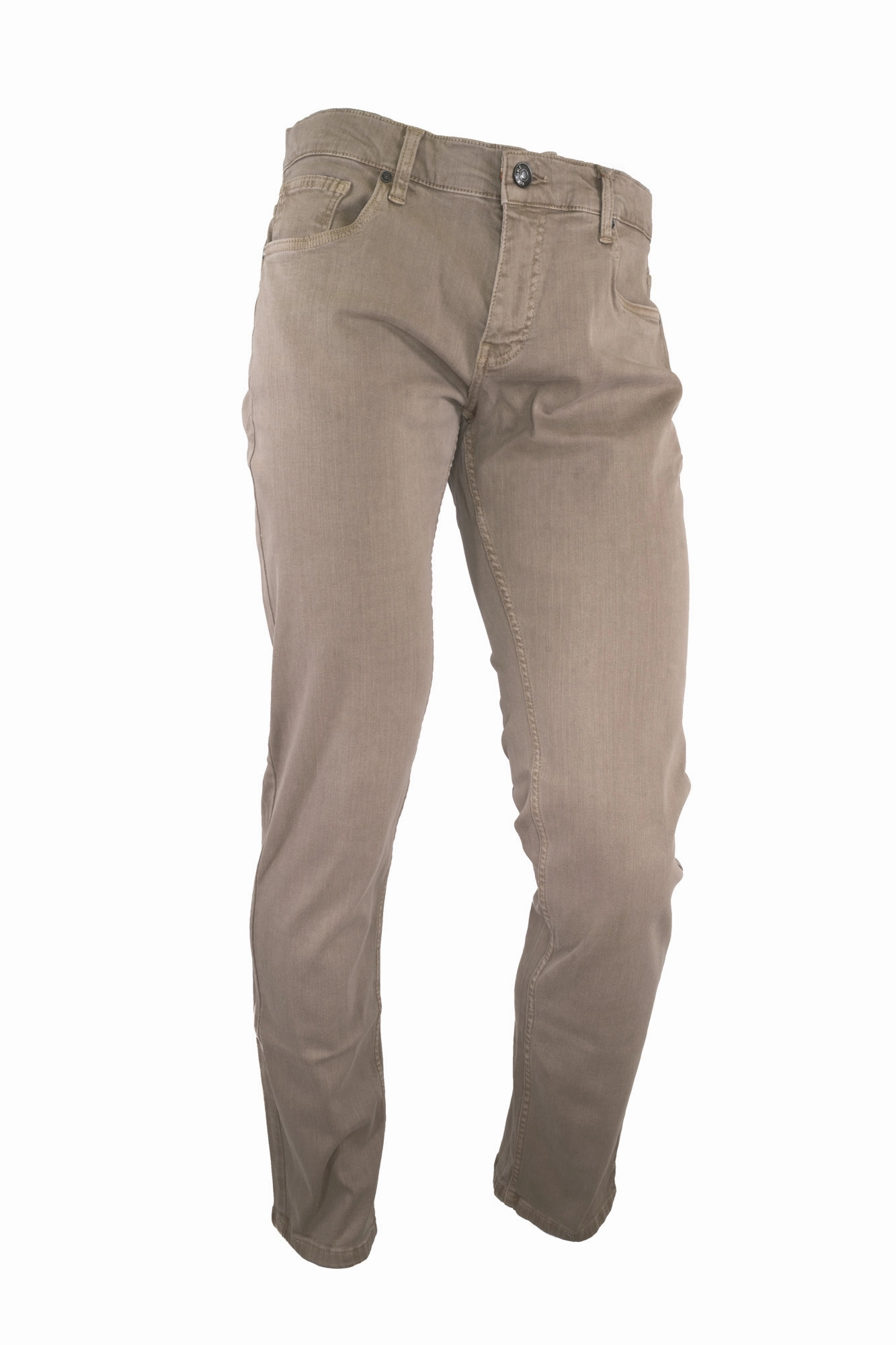 Bootcut style Weekend Warrior Festival Outfit Smooth Inpore Jeans - Khaki
