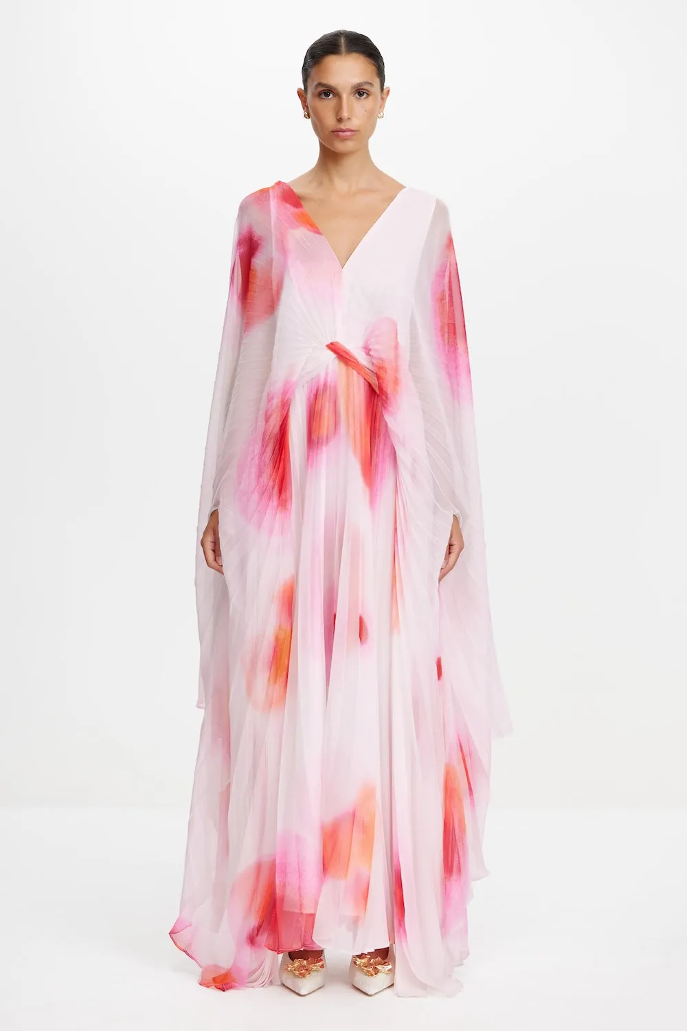 Trendy Design Natural Wrap DARNHILL MAXI DRESS