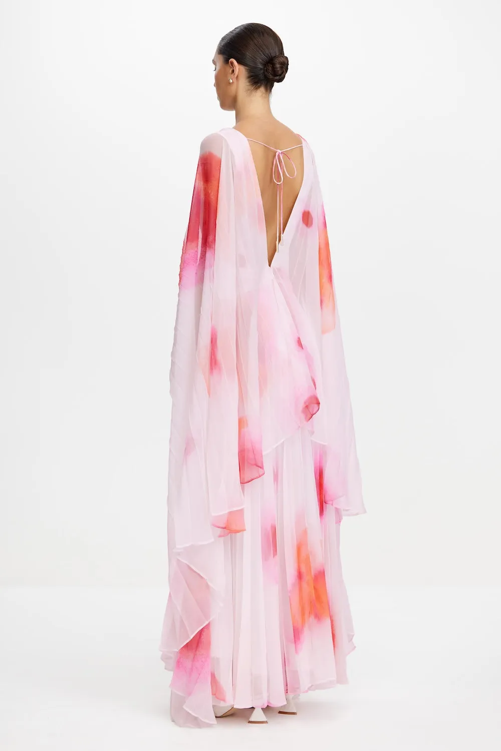 Minimalist Layering Party Floral DARNHILL MAXI DRESS