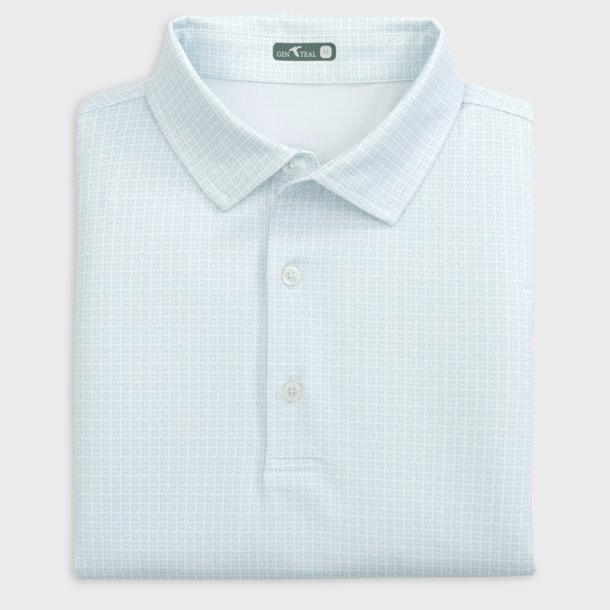 Timeless Layers Tile Printed Performance Polo