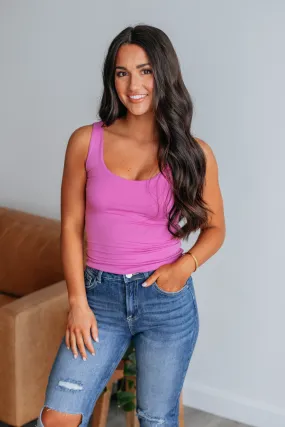 Light Fresh Good ventilation Delta Basic Tank - Orchid