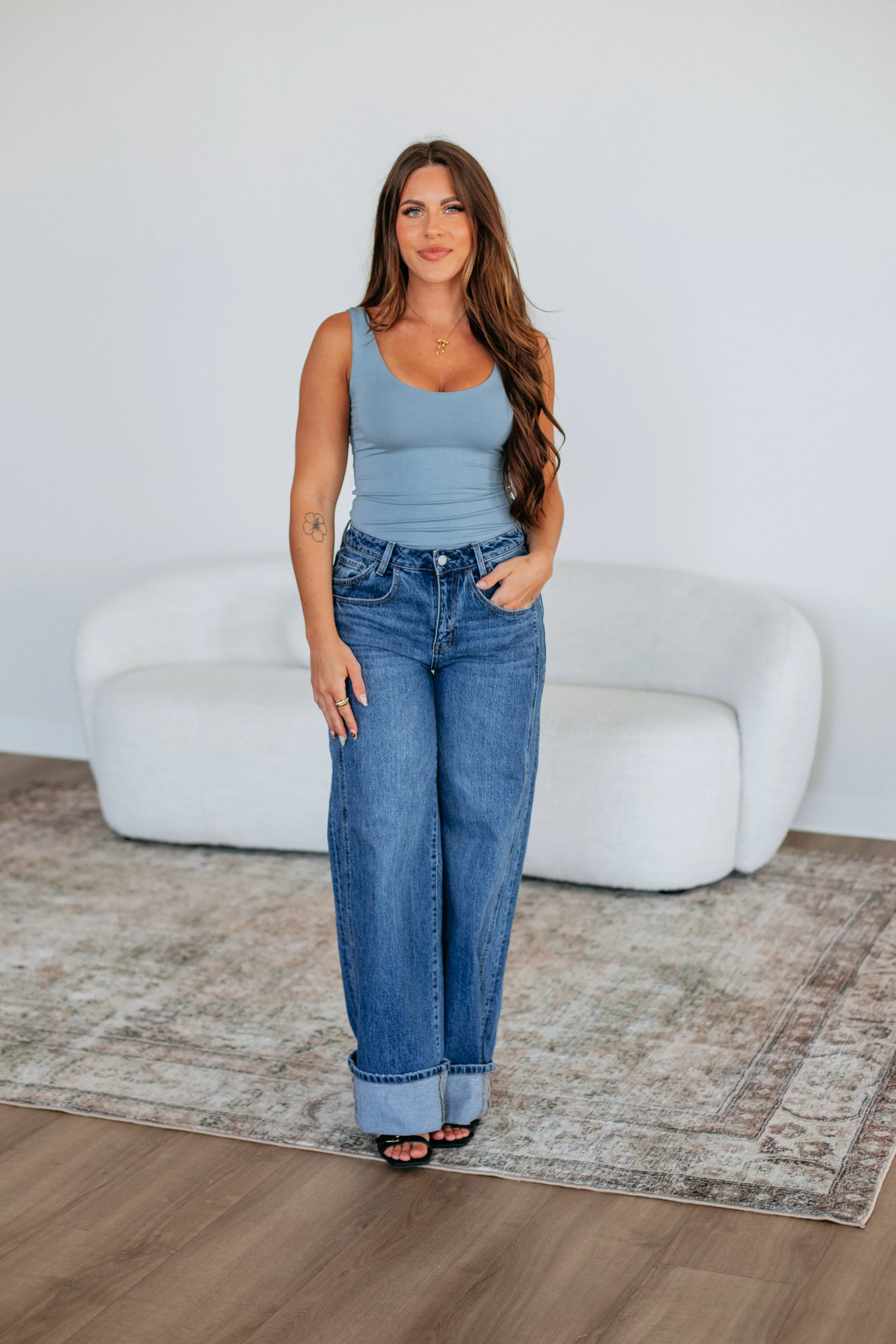 Delta Basic Tank - Slate Blue low - frequency use Street Flexible