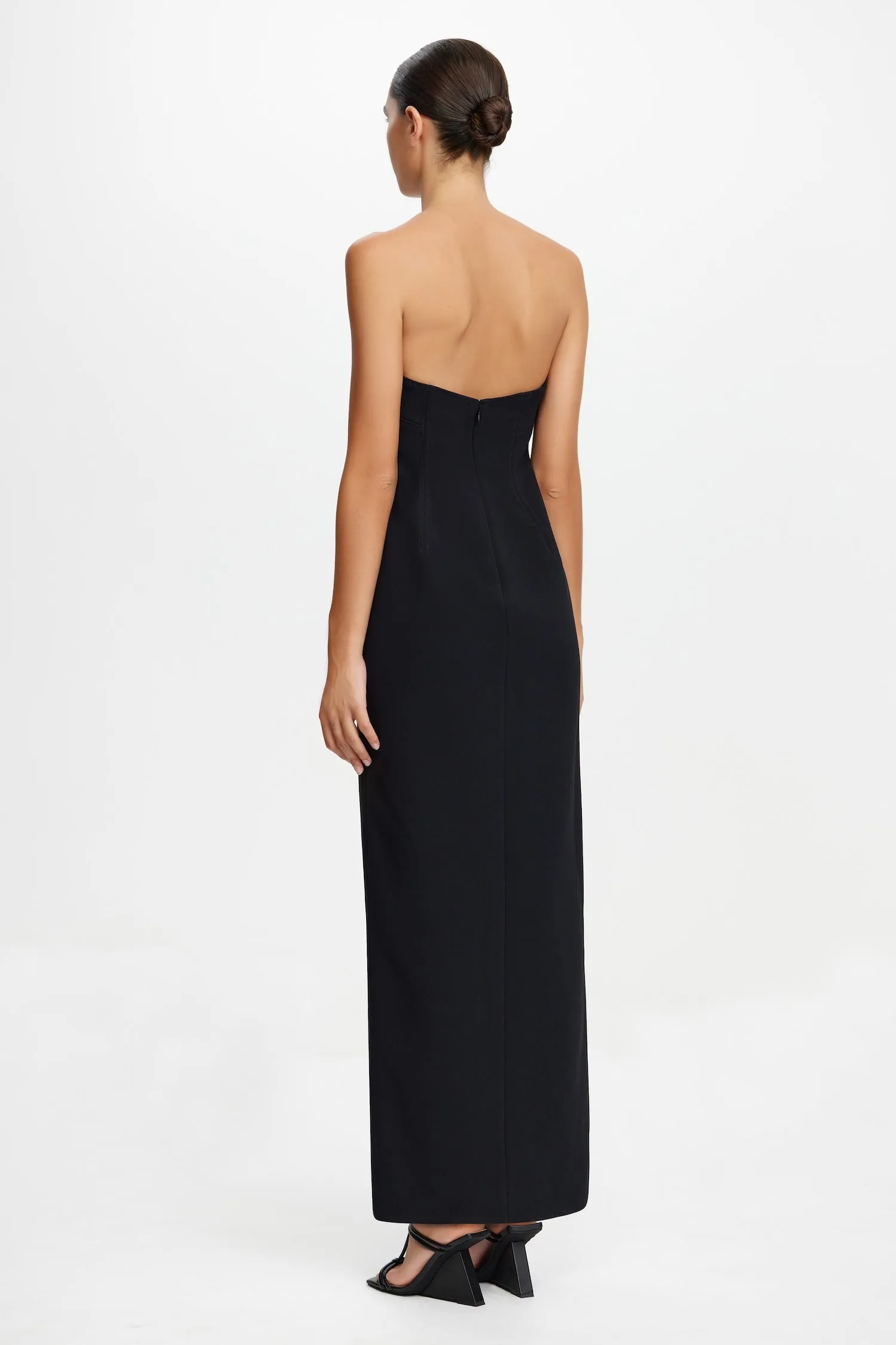 Velvet-Edge Fashionable Comfort Wear HAWICK MAXI DRESS